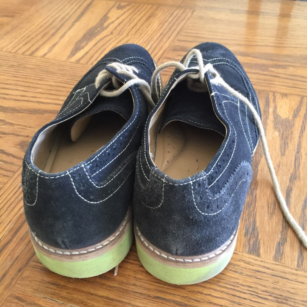 14th & Union Blue Suede Oxford Shoes